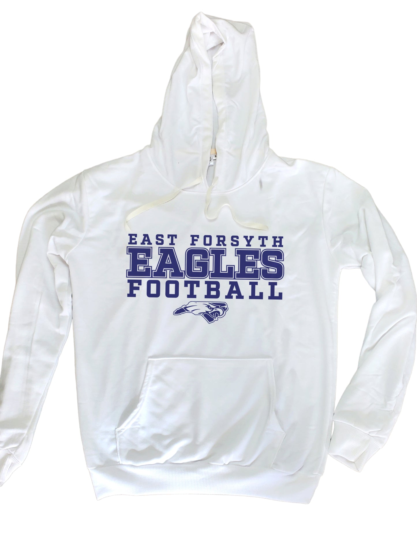 White Hoodie 100% polyester
