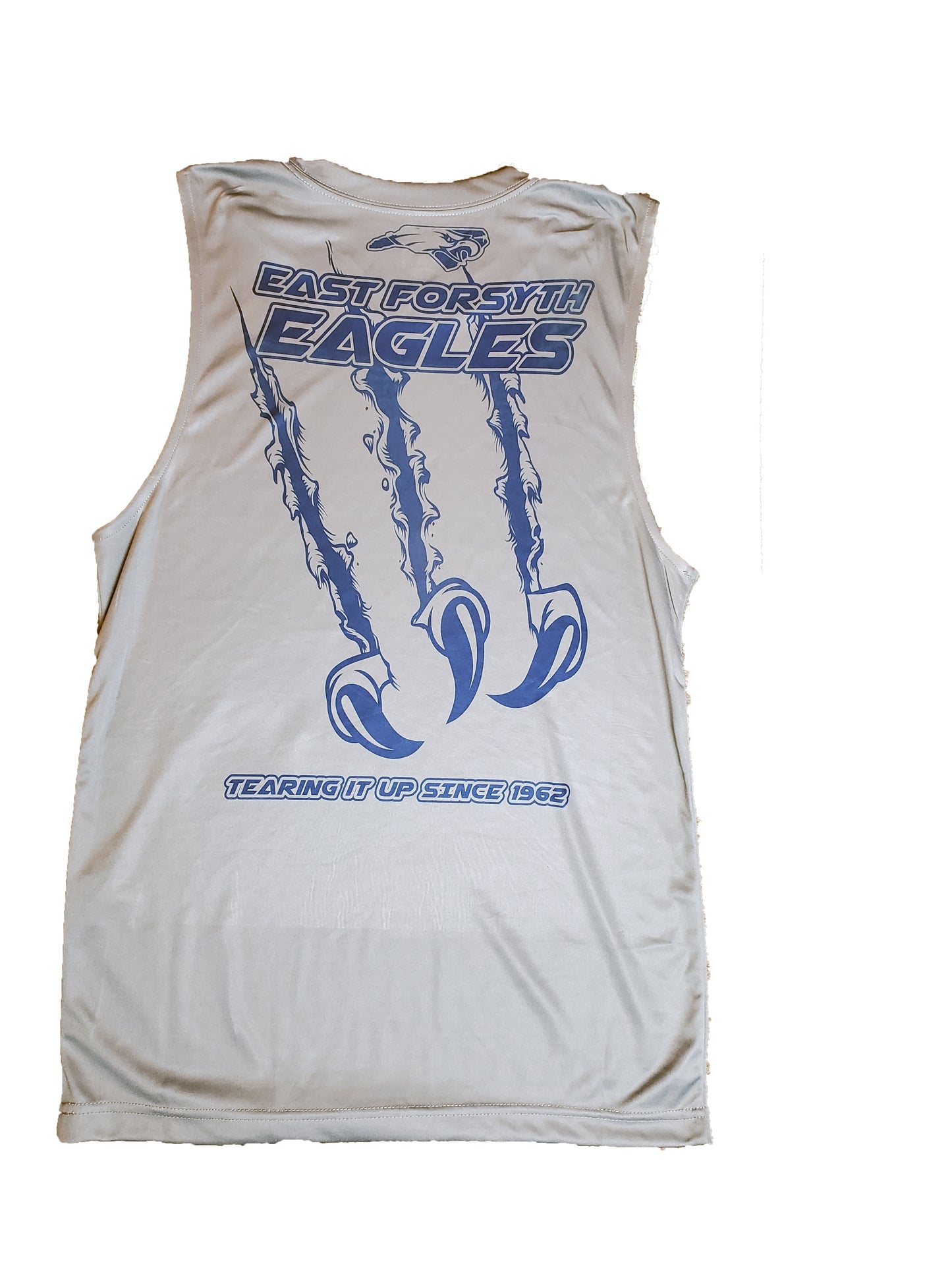 Sleeveless performance Tee, Moisture wicking charcoal talon Tee
