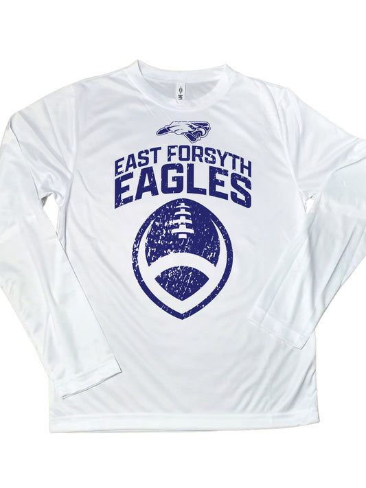 East Forsyth Eagles, Moisture Wicking Long Sleeve Spirit Wear, North Carolina